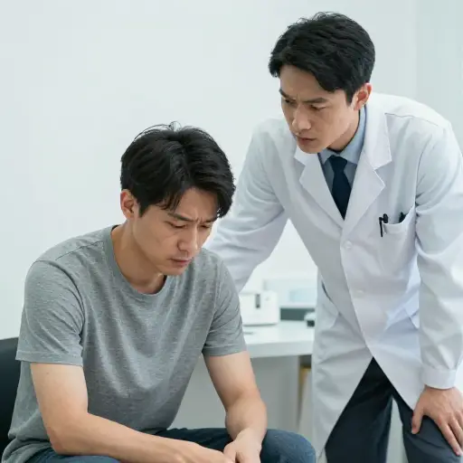 医生不得不把诊断结果这个坏消息告诉病人。