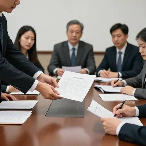 委员会要求你以书面形式提交你的提案。