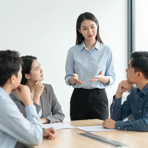 她的解释非常清晰，不容置疑。