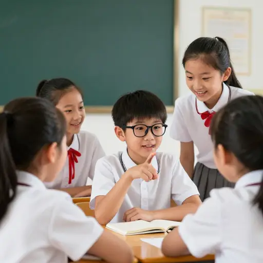 孩子们有时会因为他戴眼镜而拿他开玩笑。