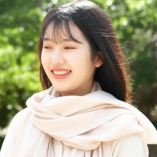 她买了一条柔和的沙色围巾来搭配她的夏季服装。