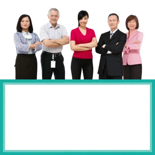 图片的说明文字解释了图中人物的身份。