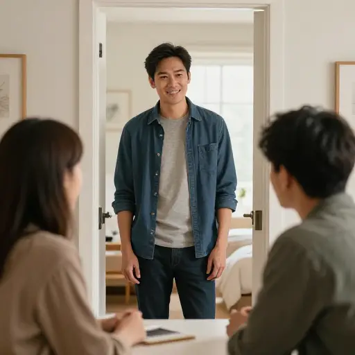 他绝不会侵犯我们的隐私或强迫我们谈论我们的问题。