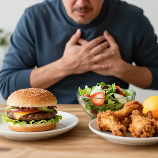 饮食和心脏病之间有直接联系。