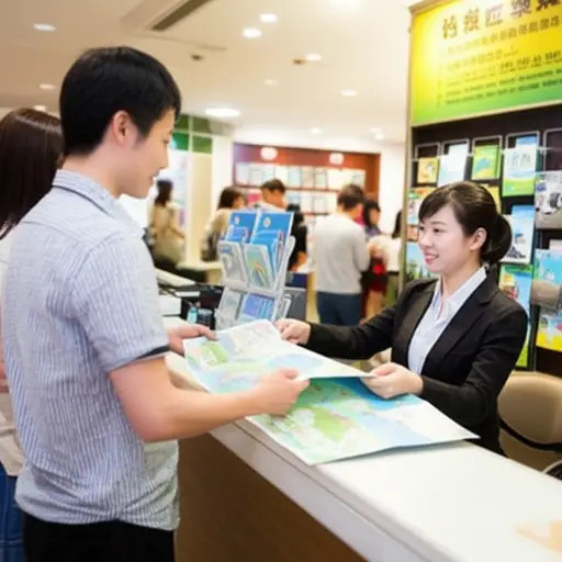 我们在旅游信息中心拿了一张地图。