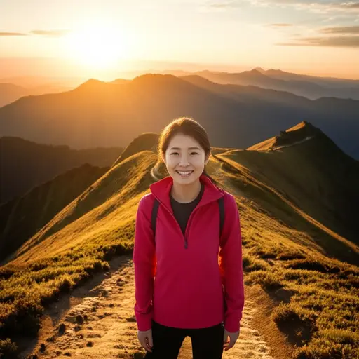 经历困难后，她变得更坚强了。
