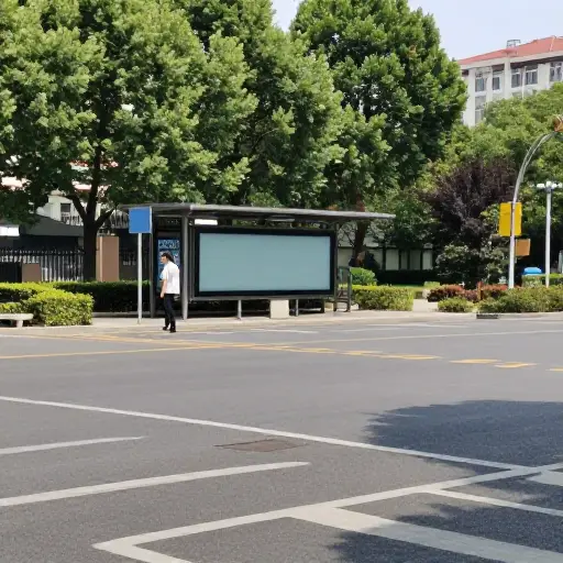 向左转，你会看到车站。