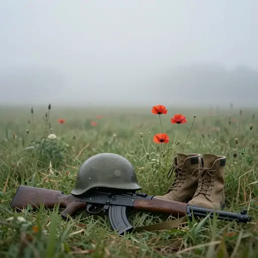 许多士兵在那场战斗中阵亡了。