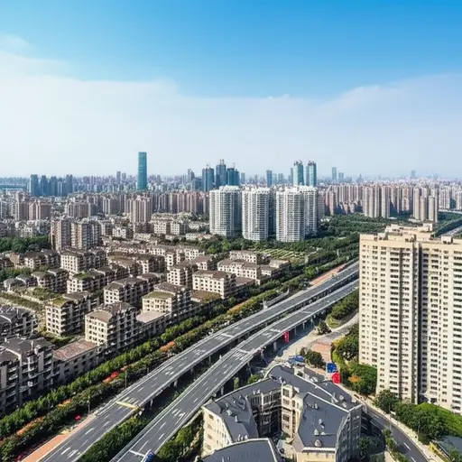 我住在离市中心不远的地方。