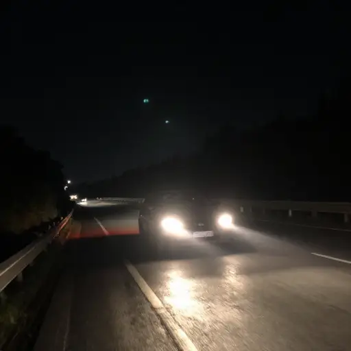 我对那个地方没留下多少印象，因为我们开车经过时天黑了。