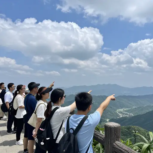 我们去了很多美丽的地方。