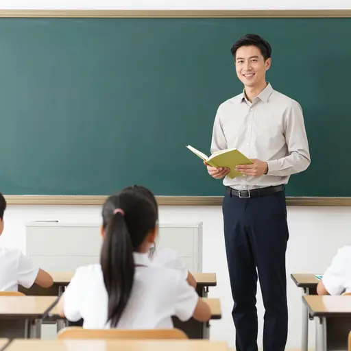 我爸爸是一名老师。