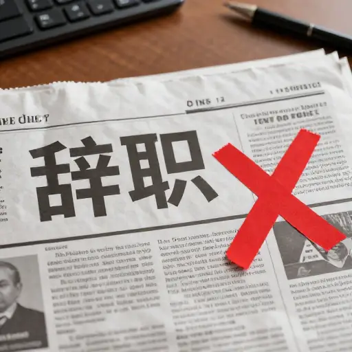 关于他辞职的报道不实。