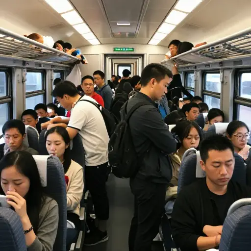 火车总是挤满了人。