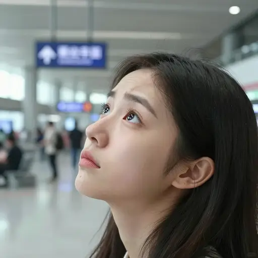 当我抱怨延误时，她只是翻了翻白眼。