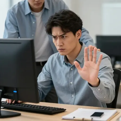 别烦我！我正在工作。