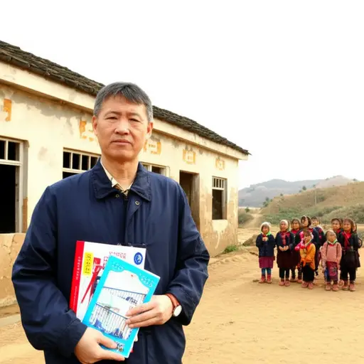 他作为教育公平的坚定捍卫者，为贫困地区的孩子们争取学习资源。