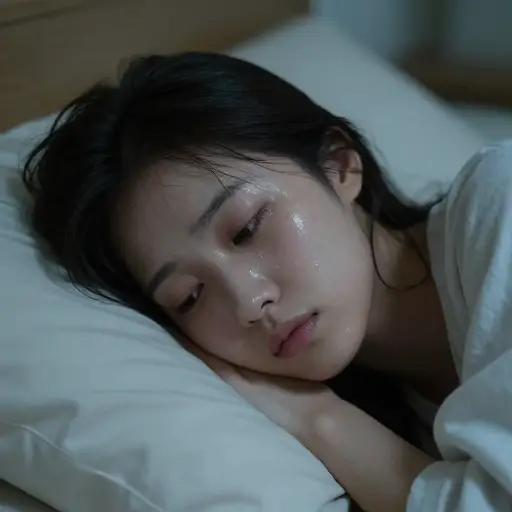 她生病了，所以脸色很苍白。