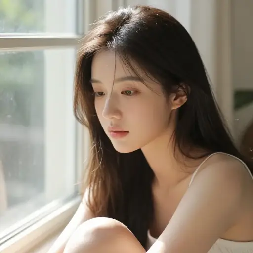 她精致的妆容在不显山露水的情况下凸显了她的天生丽质。