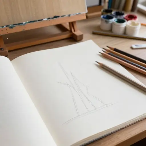 最初的草图包含了他将花费未来十年去完成的那幅杰作的种子。