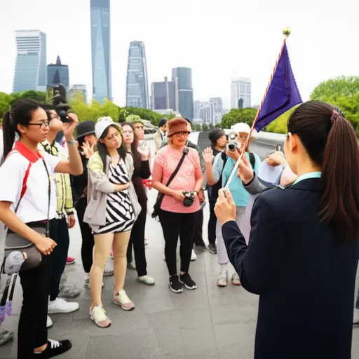 导游带我们游览了这座城市的主要景点。