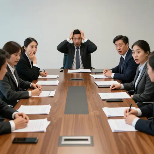 董事会对首席执行官突然辞职感到震惊。