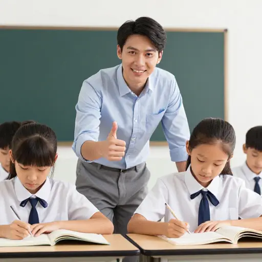 他的老师总是赞扬他的努力学习。
