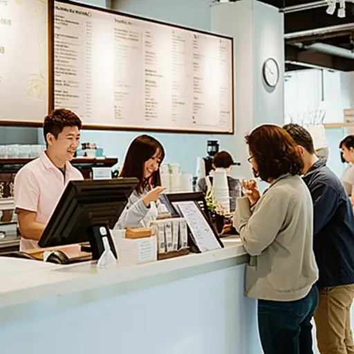 这家咖啡店有很多常客，他们每天都会来买咖啡。