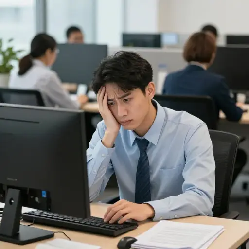 我讨厌我的工作，但短期内我只能忍着。