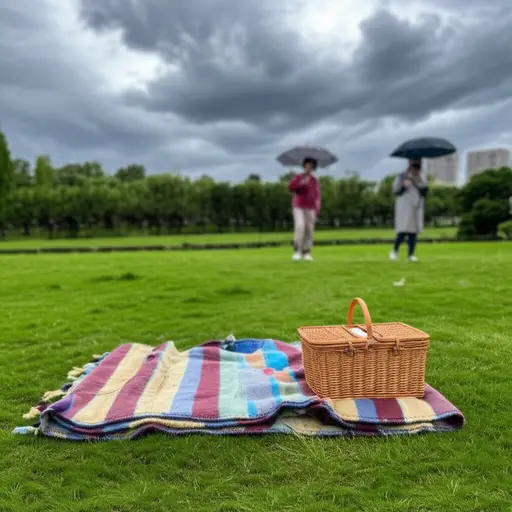 昨天下了一整天的雨，我们不得不取消野餐计划。