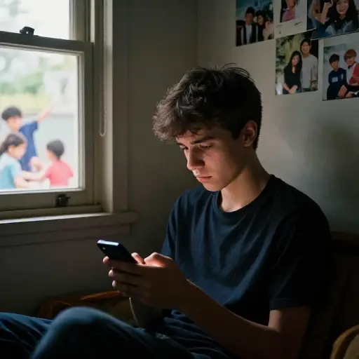 社交媒体广泛普及一个未预见到的副作用是对青少年心理健康和社会发展的深远影响。