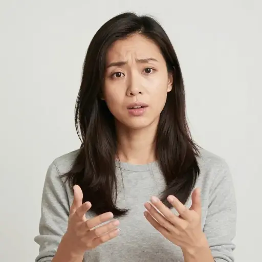 她简要地解释了情况。