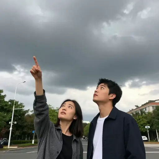 “要下雨了。”“那我们该现在就走吗？”