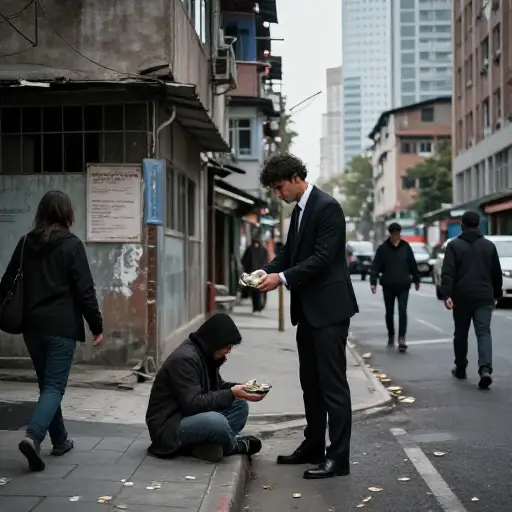 作者认为，贪婪和自私是许多社会问题的根源。