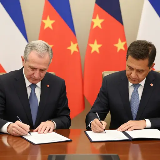 他们签署了一份正式协议来解决边境争端。