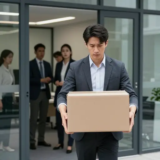 他因同事向管理层举报而失去了工作。