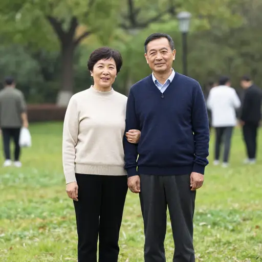 她不高，她的丈夫也不高。