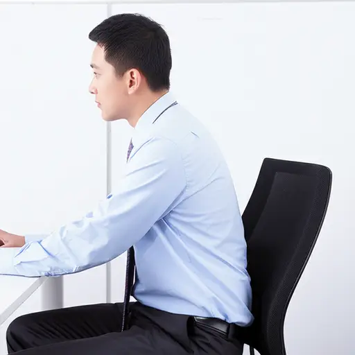 他调整了椅子的角度，让它更舒适。