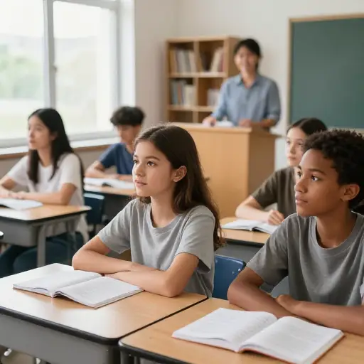 我们正在学英语。