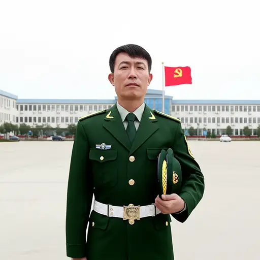 我父亲曾在这个步兵团服役了十年。