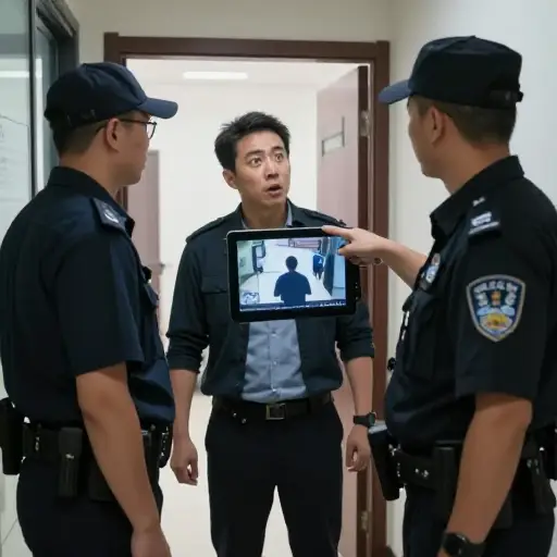 他绕过安保的狡猾计划最终被发现了。