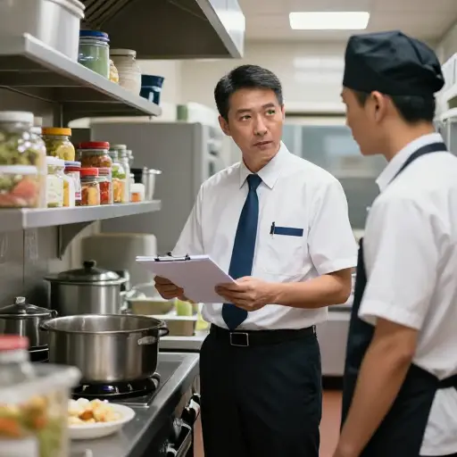 卫生官员会检查餐厅，以确保它们符合卫生标准。