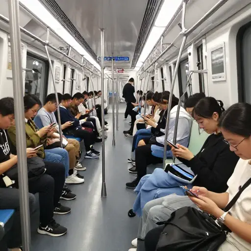 在公共场所使用智能手机已成为一种社会规范。