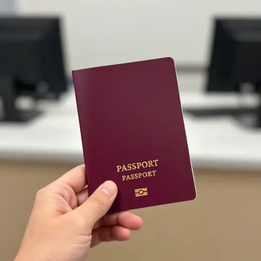 你需要提供护照来证明你的身份。