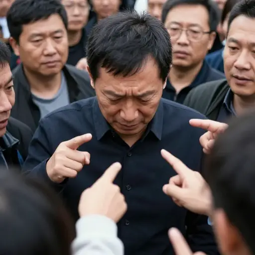 他因公众批评而感到深深的羞辱。
