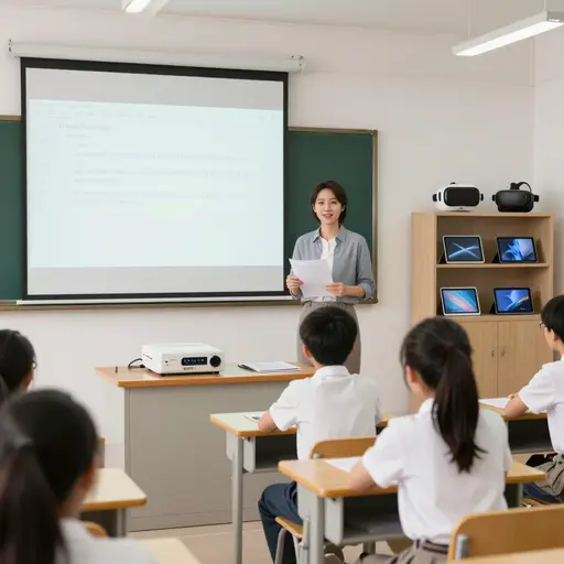 尽管新技术已经出现，但学校的教学方式仍然因为惯性而没有改变。