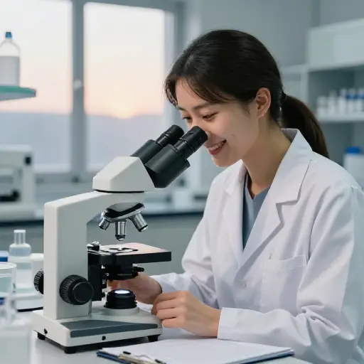 她坚持不懈的努力最终取得了突破性成果。