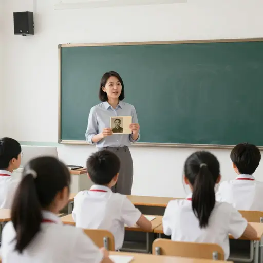 老师用一些有趣的个人轶事来解释这个历史事件。