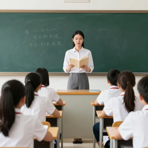 老师让学生们轮流背诵这首诗。