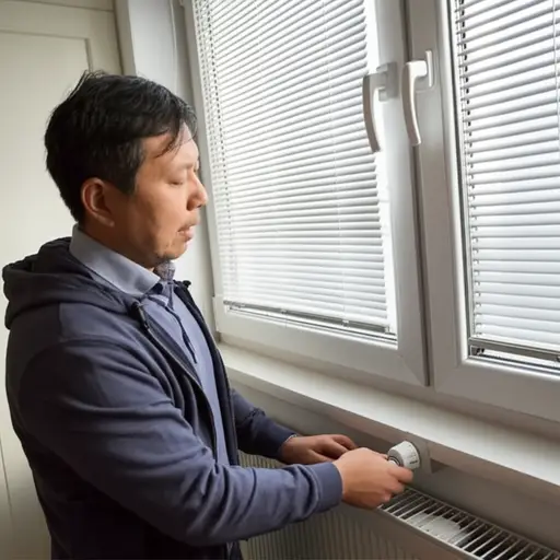 你能把暖气关小一点吗？这里太热了。